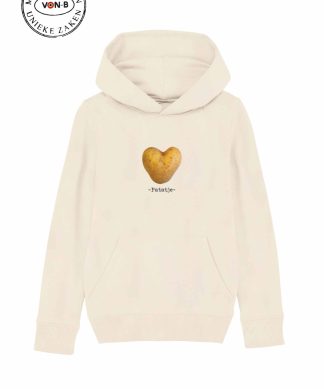 Hoodie kind - Natural raw - Patatje