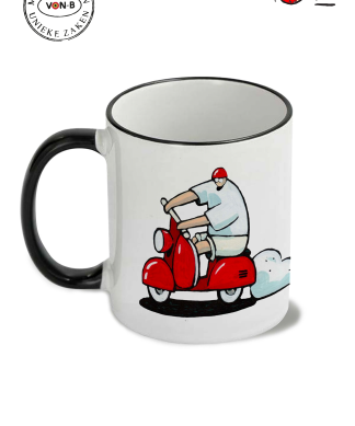 Mok - Scooter - by Tom Cartoon OP=OP