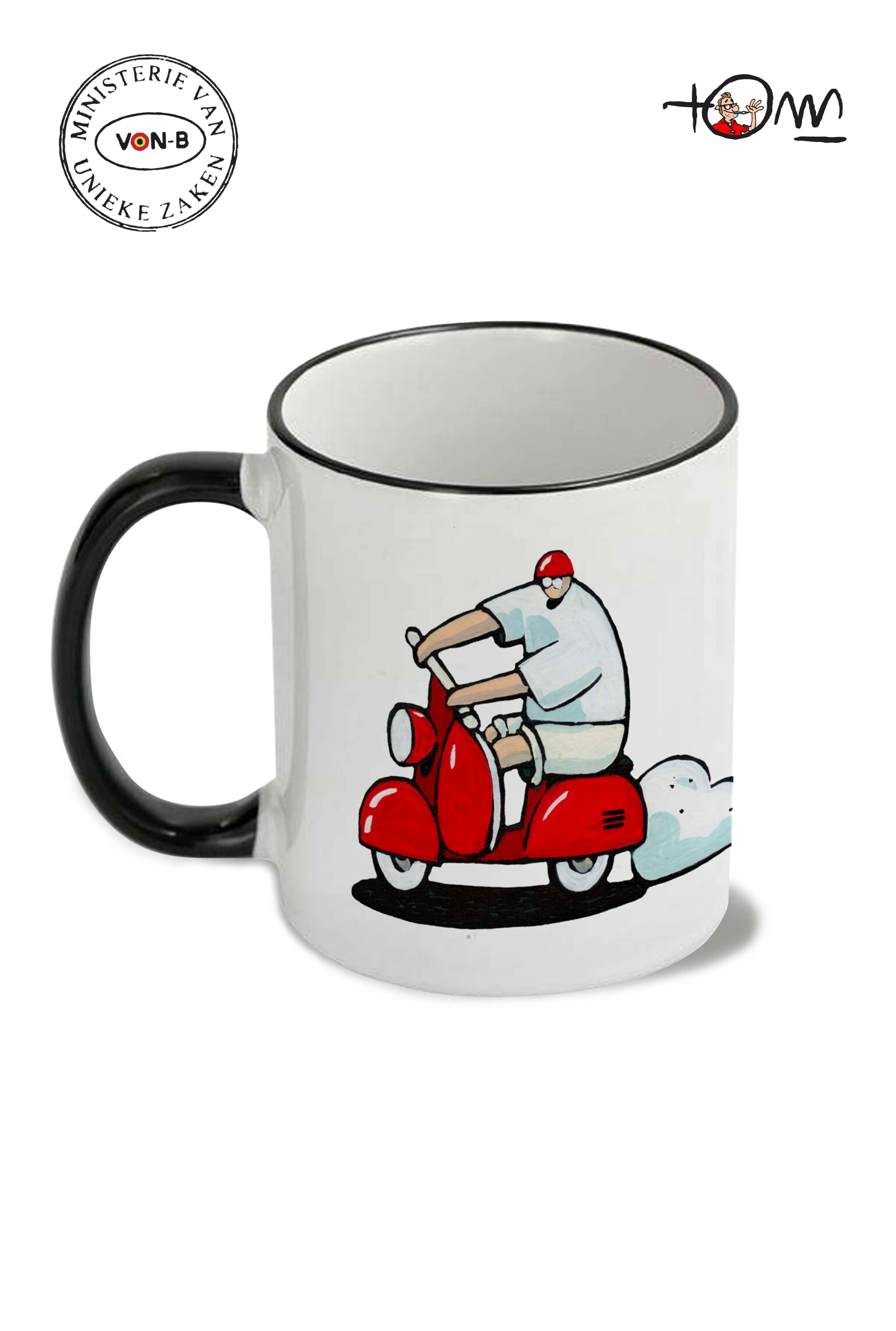 Mok - Scooter - by Tom Cartoon OP=OP