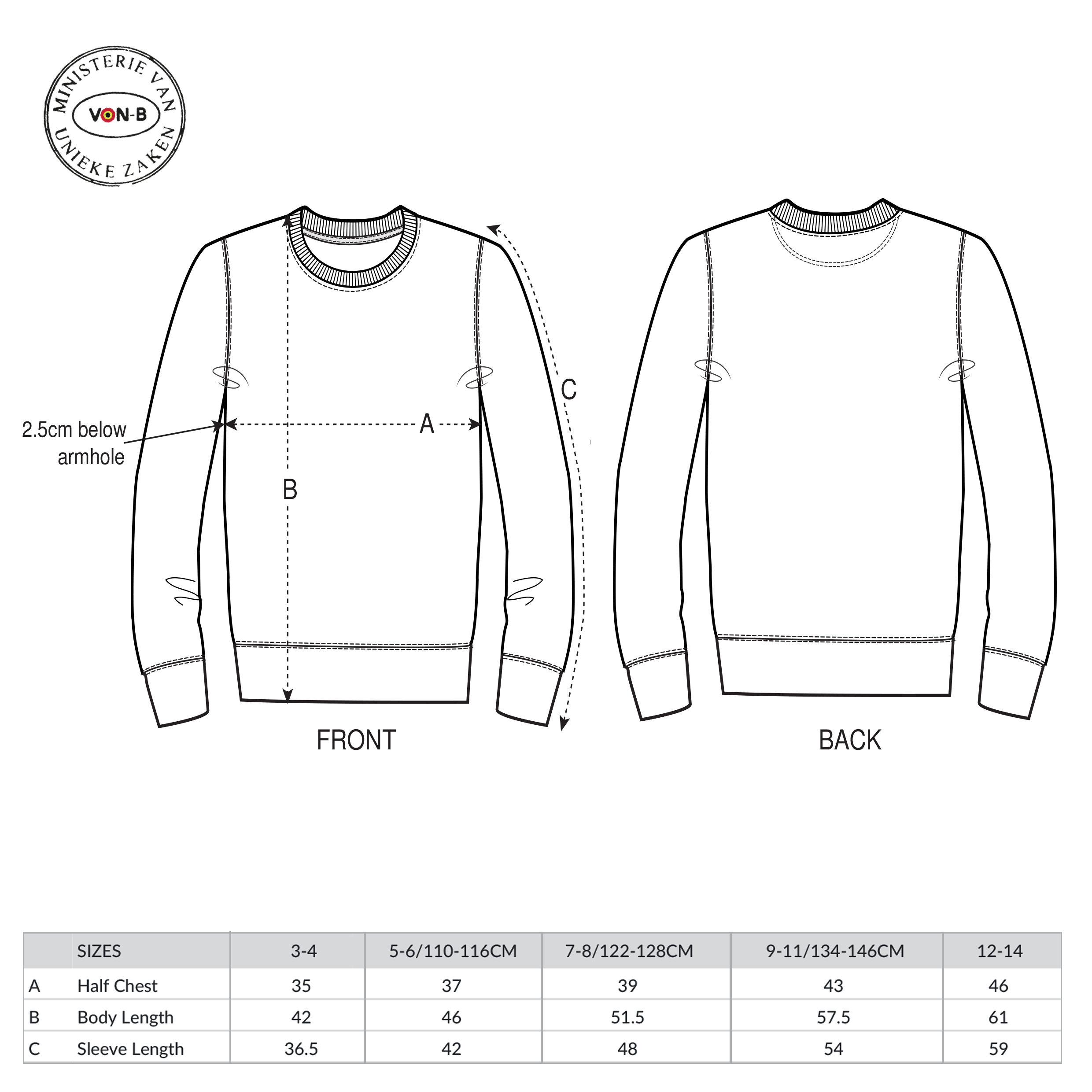 Sweater kind - Natural raw - Zot veel pit - Afbeelding 3