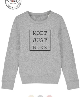 Sweater kind - Moet just niks