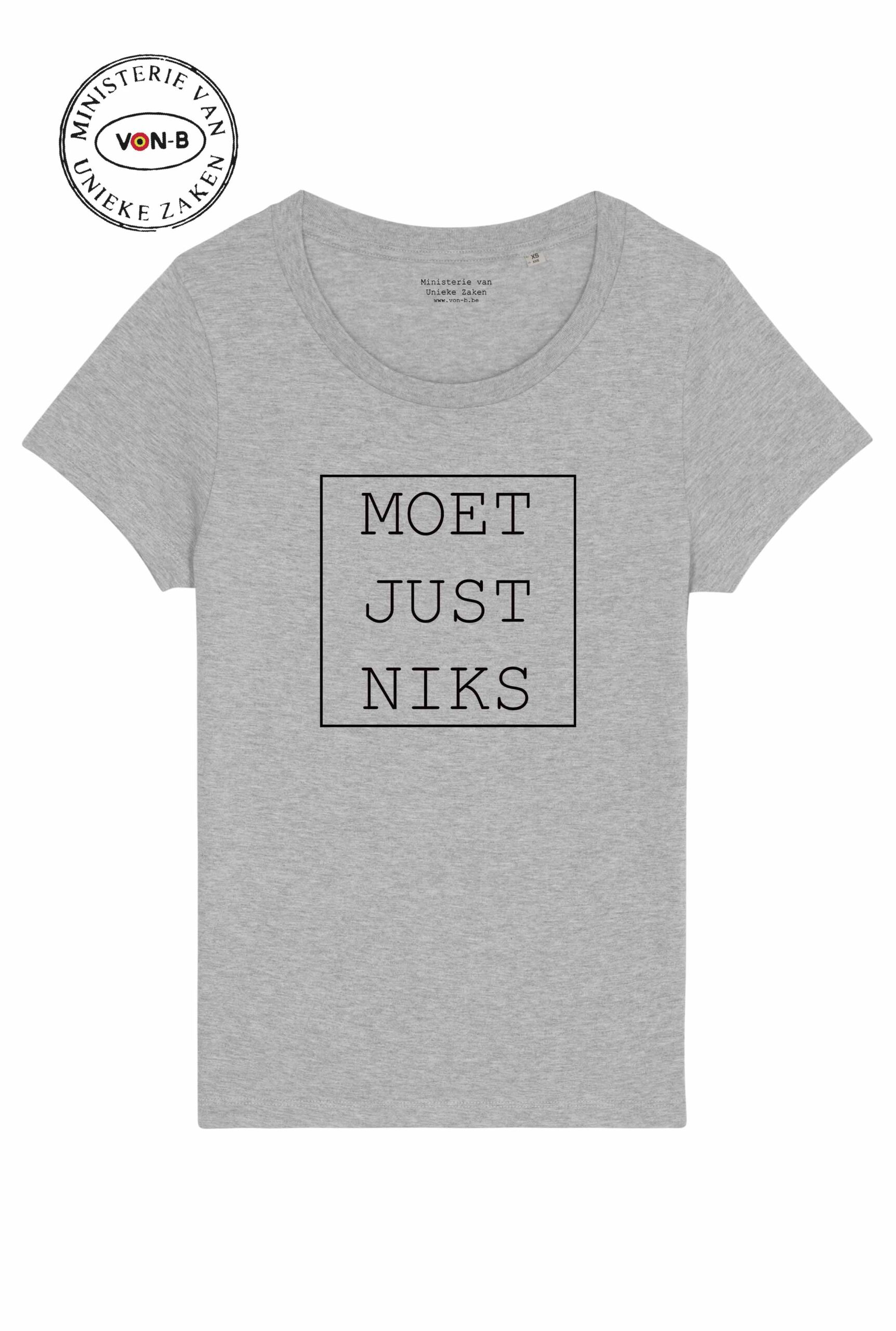 T-shirt vrouw - Moet just niks - Afbeelding 9