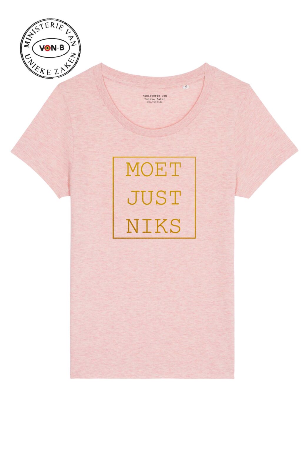 T-shirt vrouw - Moet just niks - Afbeelding 8