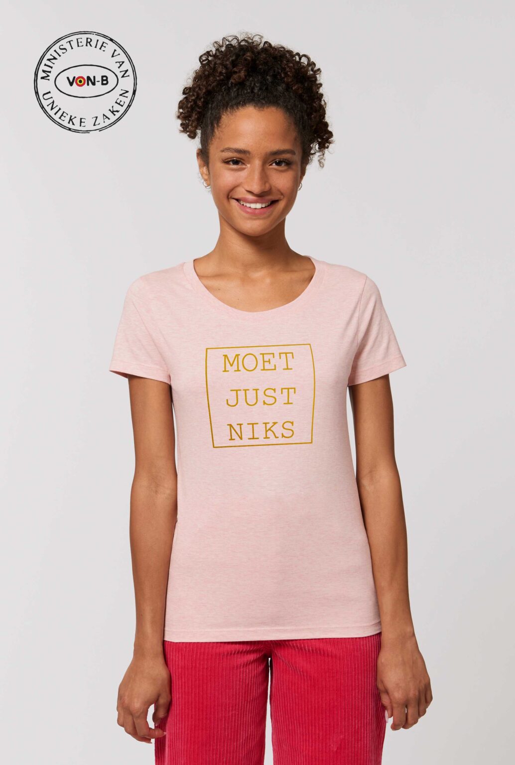 T-shirt vrouw - Moet just niks - Afbeelding 7