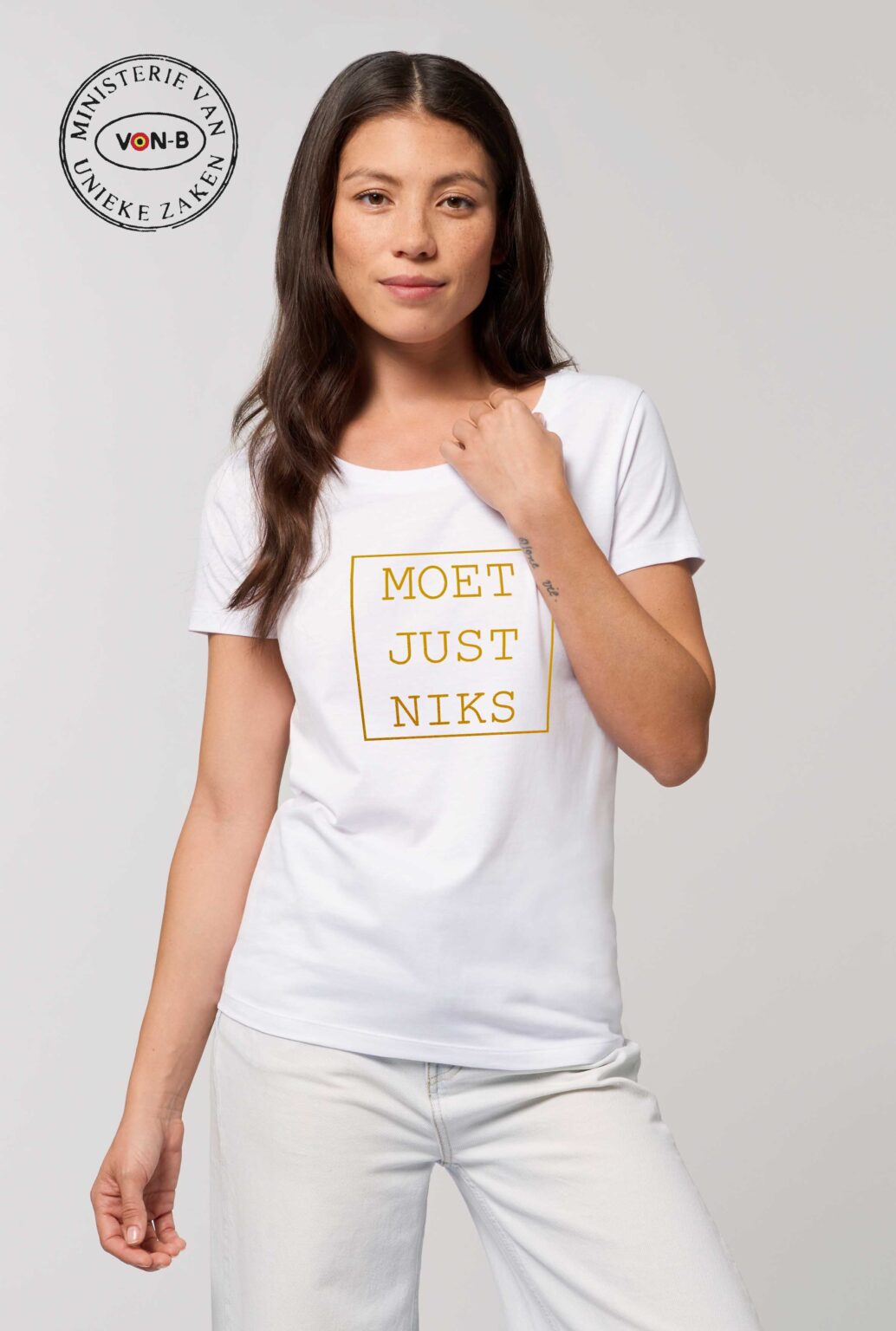 T-shirt vrouw - Moet just niks - Afbeelding 6