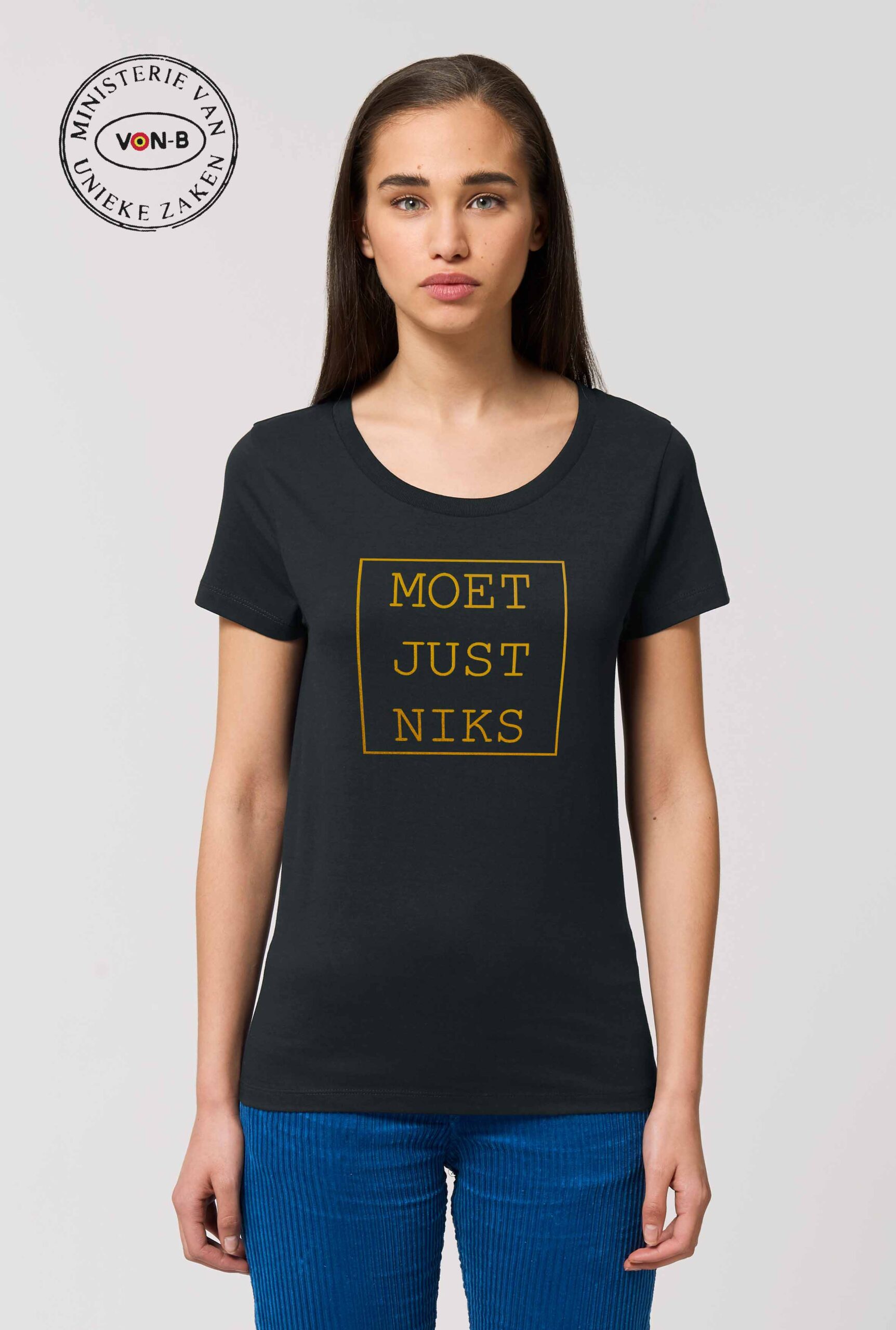T-shirt vrouw - Moet just niks - Afbeelding 4