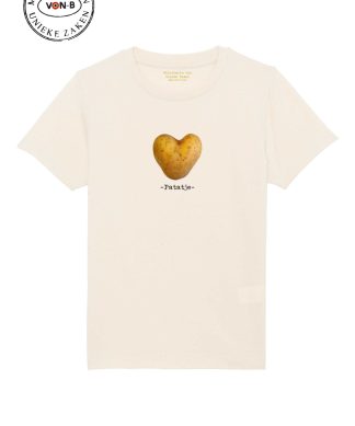 T-shirt kind - Natural raw - Patatje