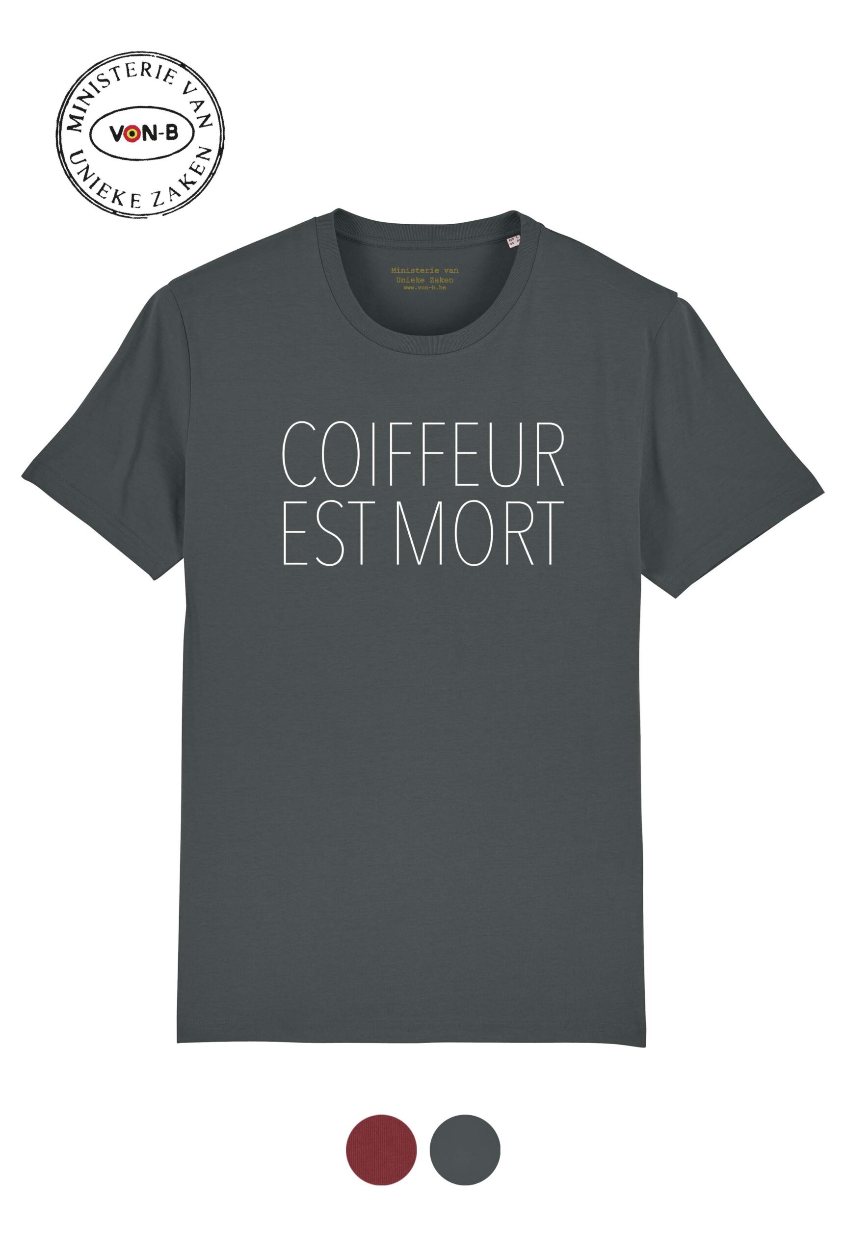 T-shirt unisex - Coiffeur est mort