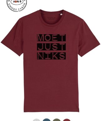 T-shirt unisex - Moet just niks VET