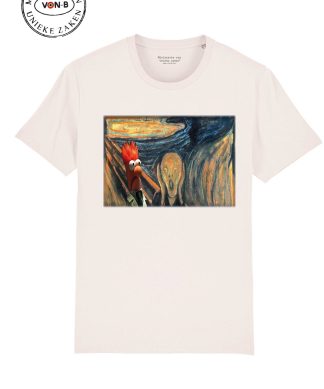 T-shirt unisex - Vintage white - Scream