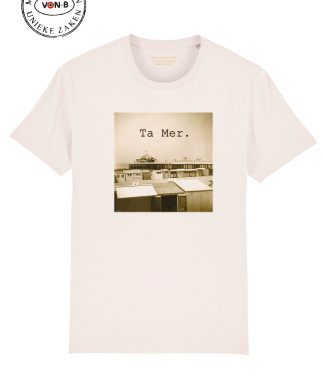 T-shirt unisex - Vintage white - Ta mer