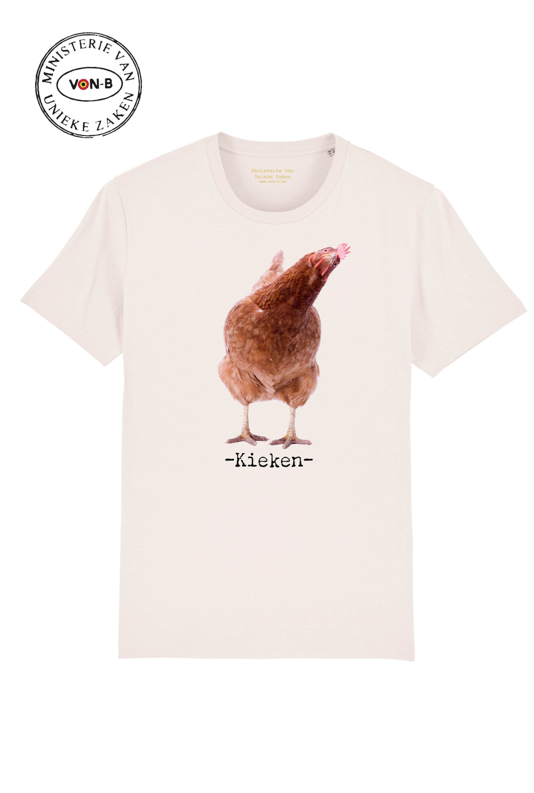 T-shirt unisex - Vintage white - Kieken