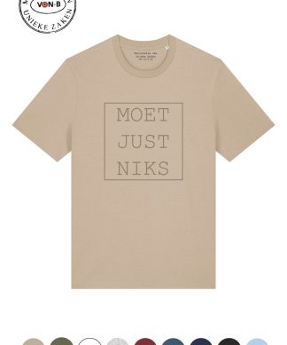 T-shirt unisex - Moet just niks