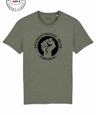 T-shirt unisex - Heather Kaki - Procrastinators