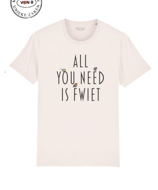 T-shirt unisex - Vintage white - Fwiet