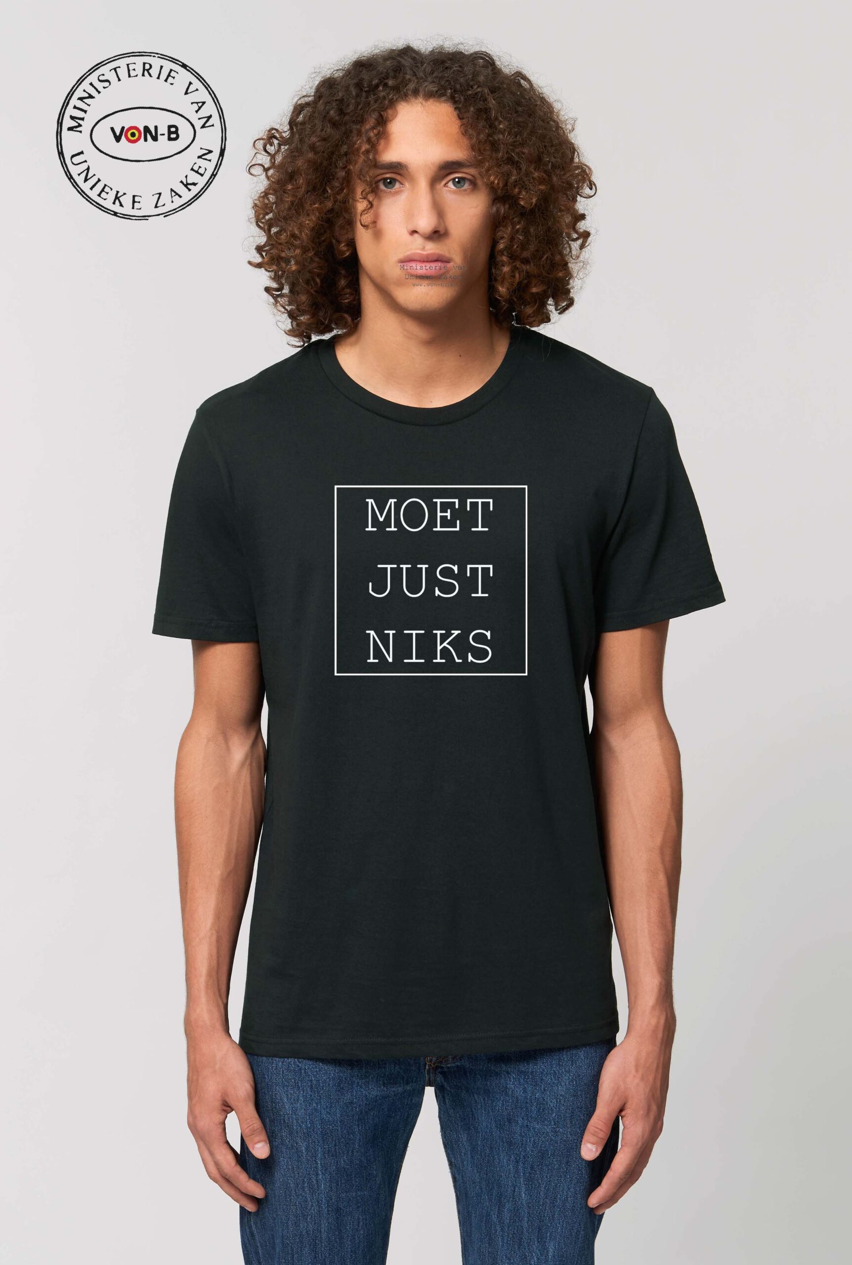 T-shirt unisex - Moet just niks - Afbeelding 7