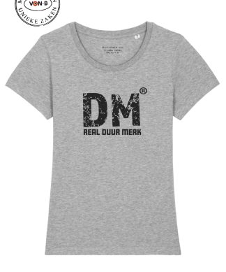 T-shirt vrouw - Heather grey - Real duur merk