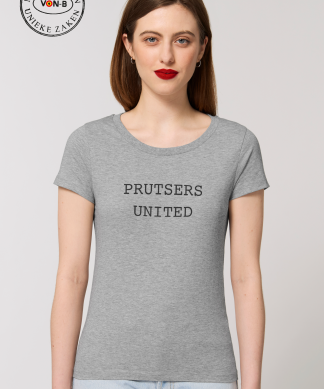T-shirt vrouw - Heather Grey - Prutsers United