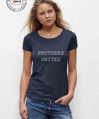 T-shirt vrouw - Navy - Prutsers United