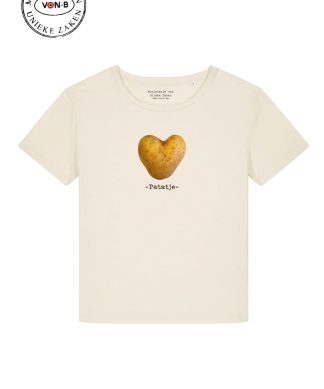 T-shirt vrouw - Natural raw - Patatje