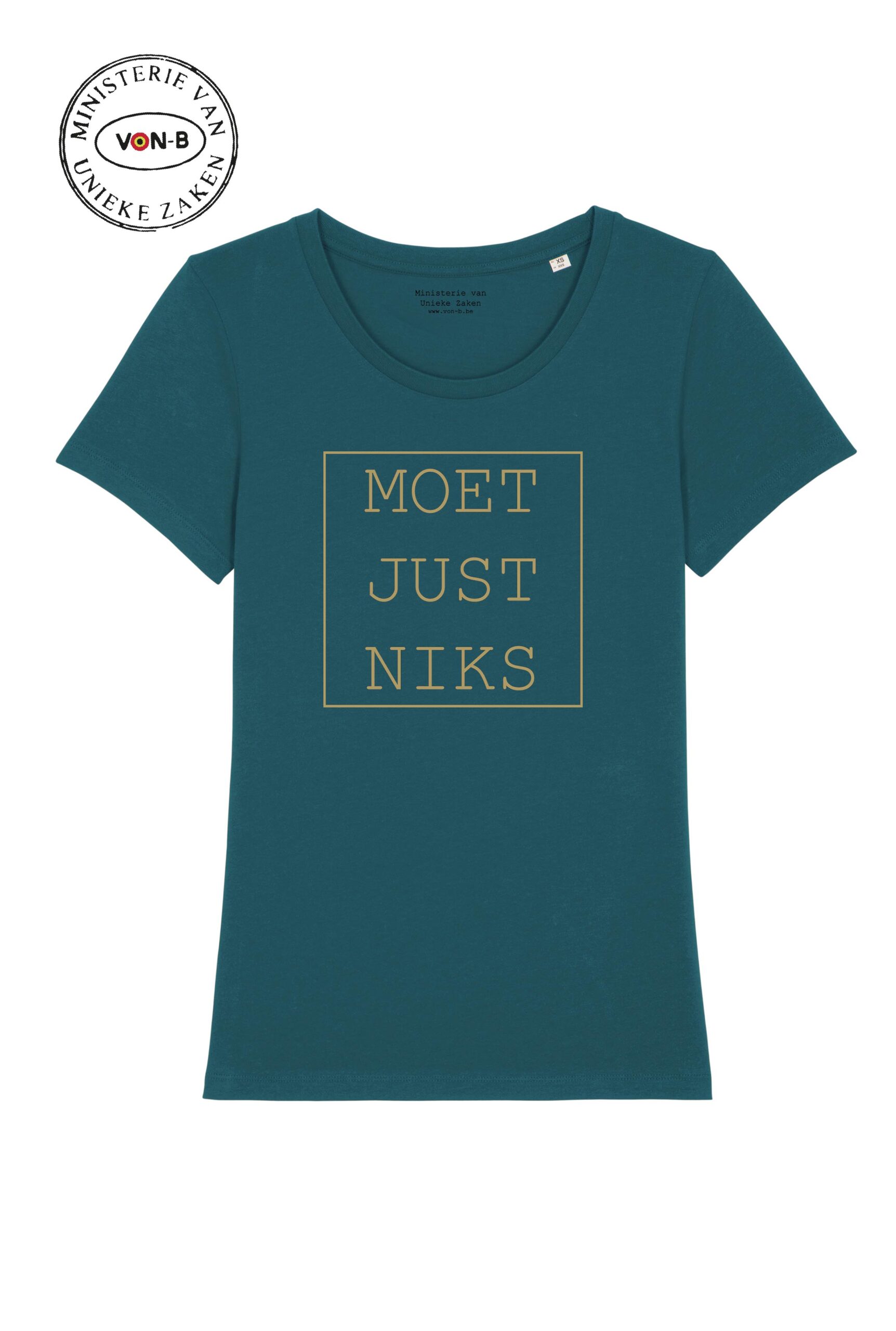 T-shirt vrouw - Moet just niks - Afbeelding 2