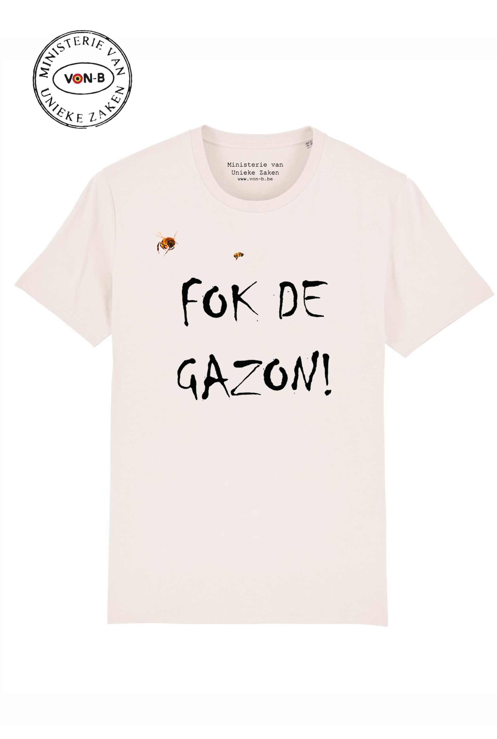 T-shirt unisex - Vintage white - Fok de gazon