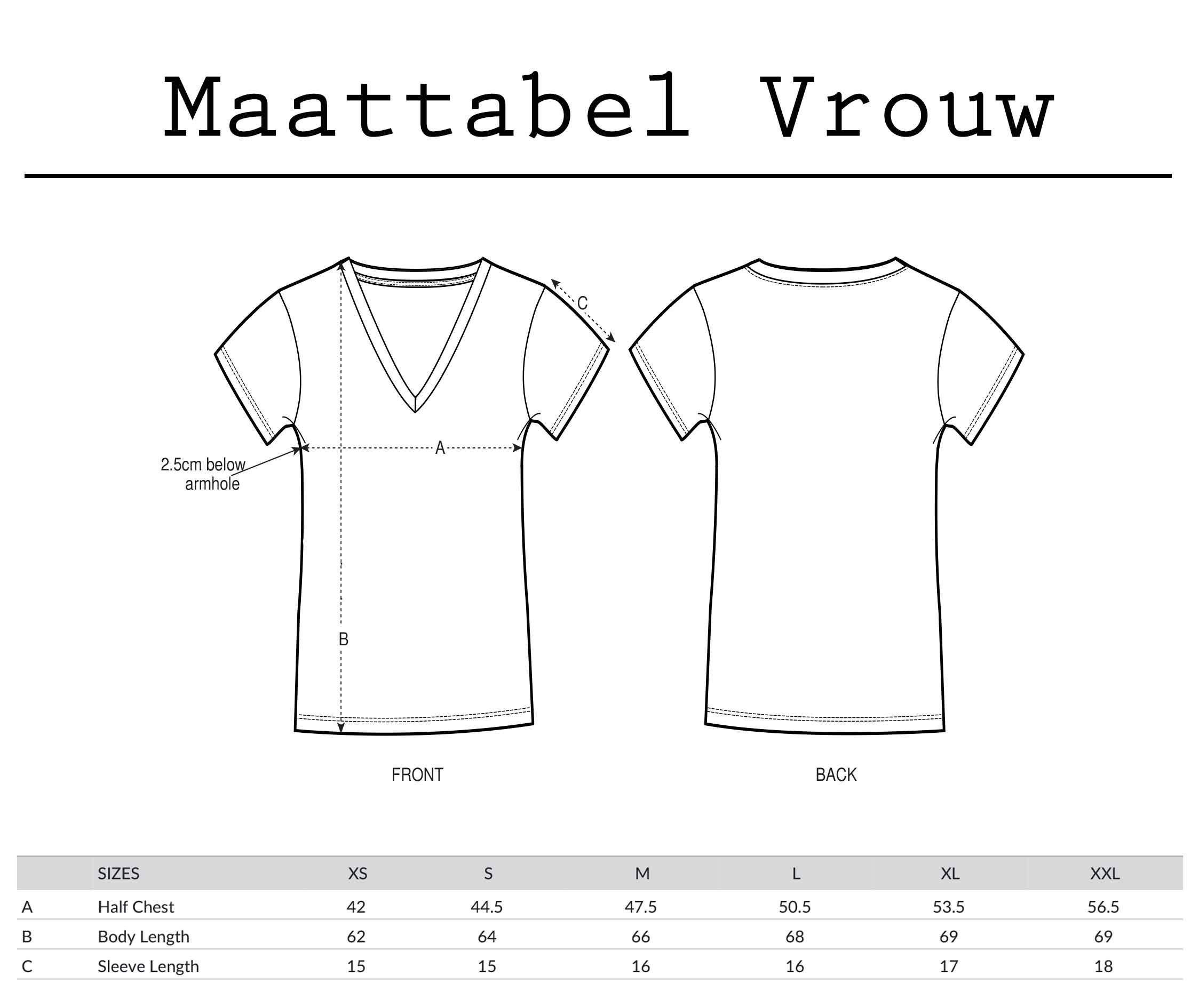 T-shirt vrouw V-hals - Moet just niks - Afbeelding 5