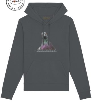 Hoodie unisex - Antraciet - Komkomkom