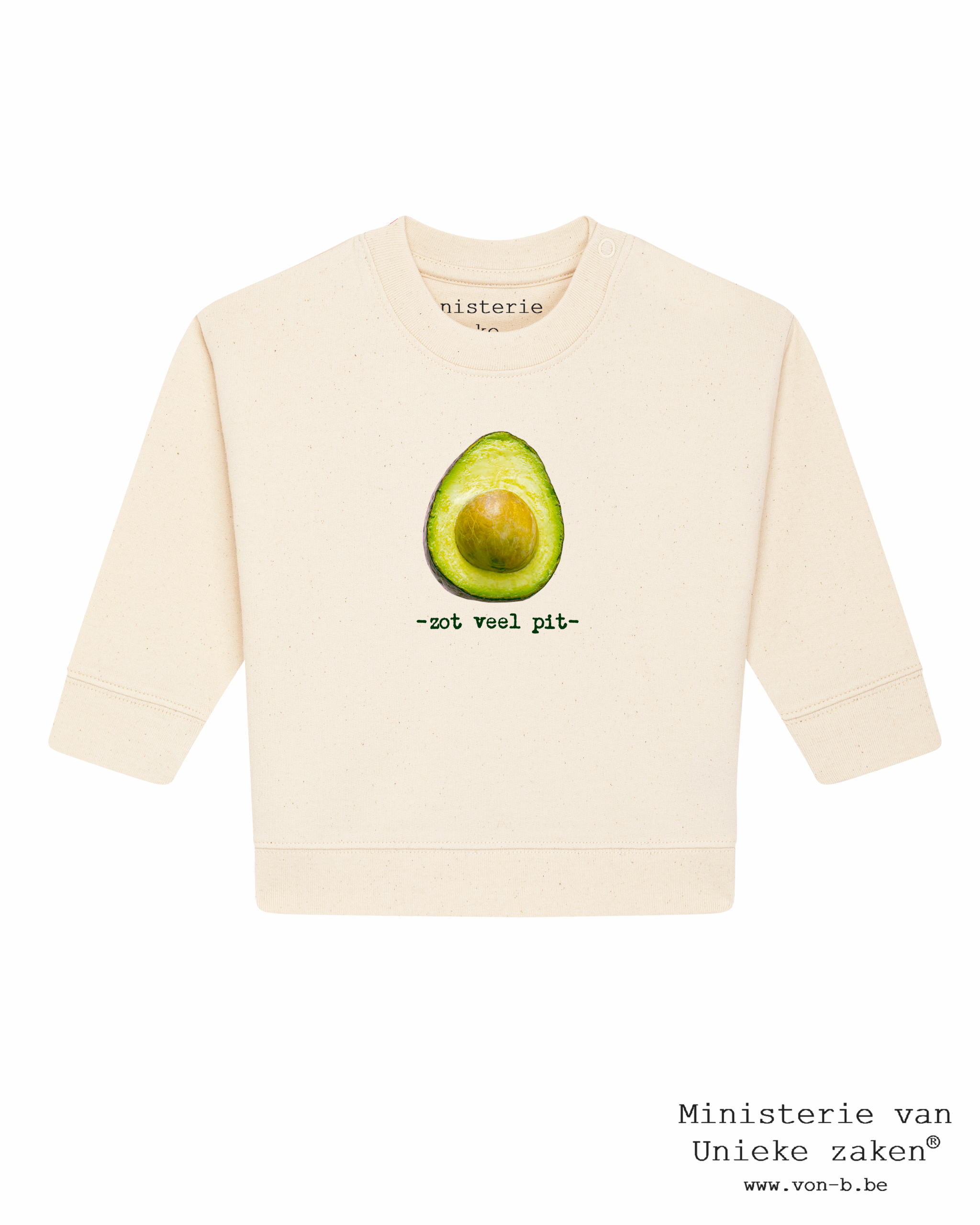 Sweater baby - Natural raw - Zot veel pit