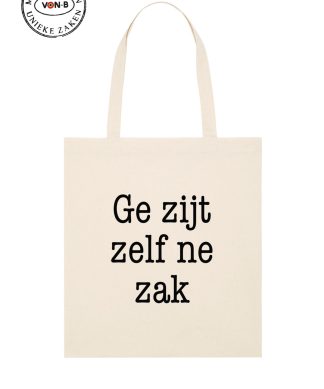 Tote bag - Ge zijt zelf ne zak - keuze uit 10 kleuren