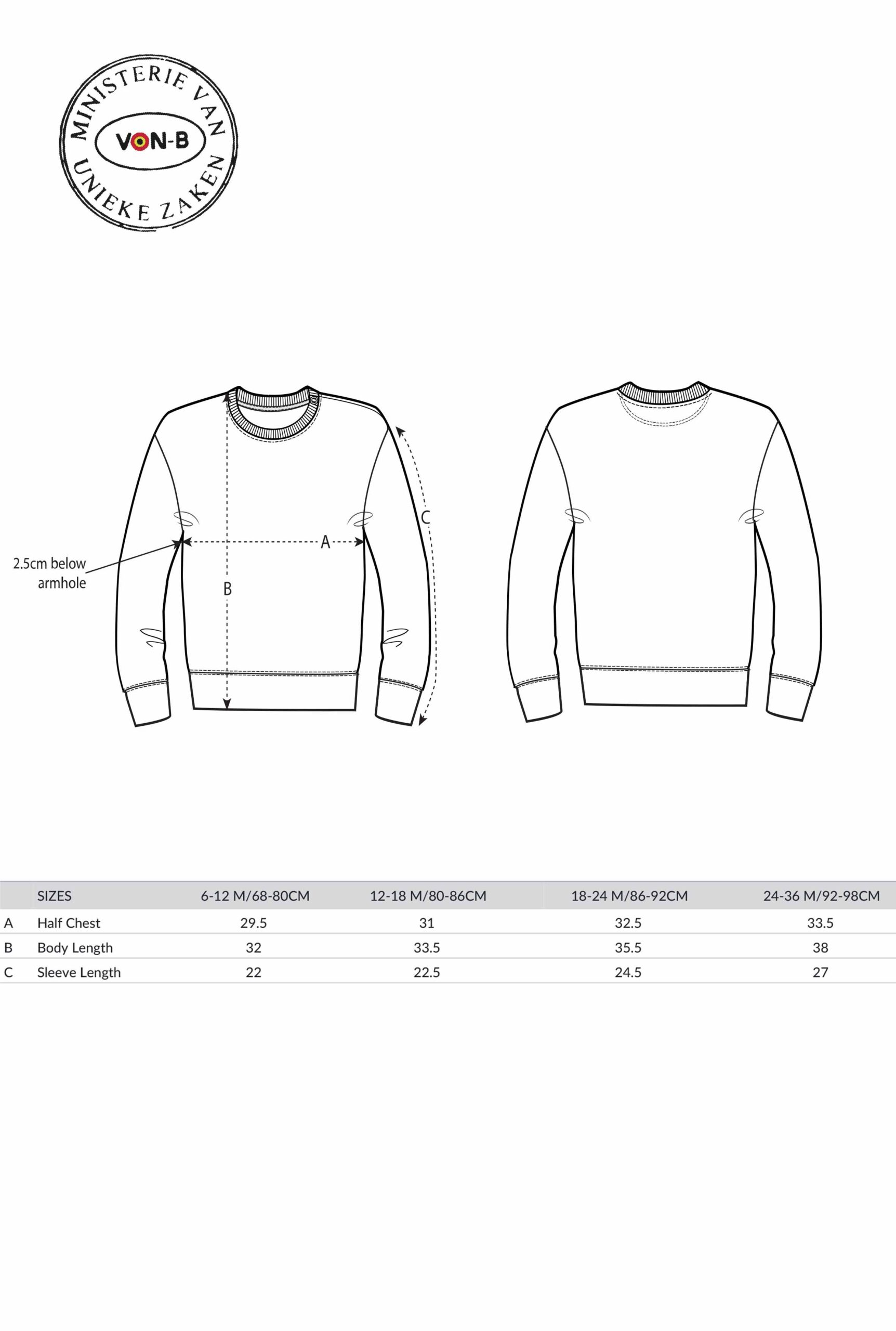 Sweater baby - Natural raw - Zot veel pit - Afbeelding 2