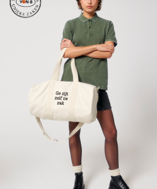 Duffle bag - Natural raw - Ge zijt zelf ne zak