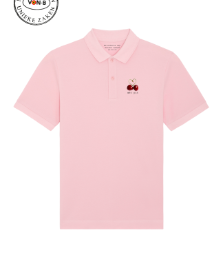 Polo vrouw - Cotton pink - Mét pit