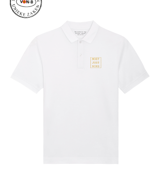 Polo vrouw - Wit - Moet just niks