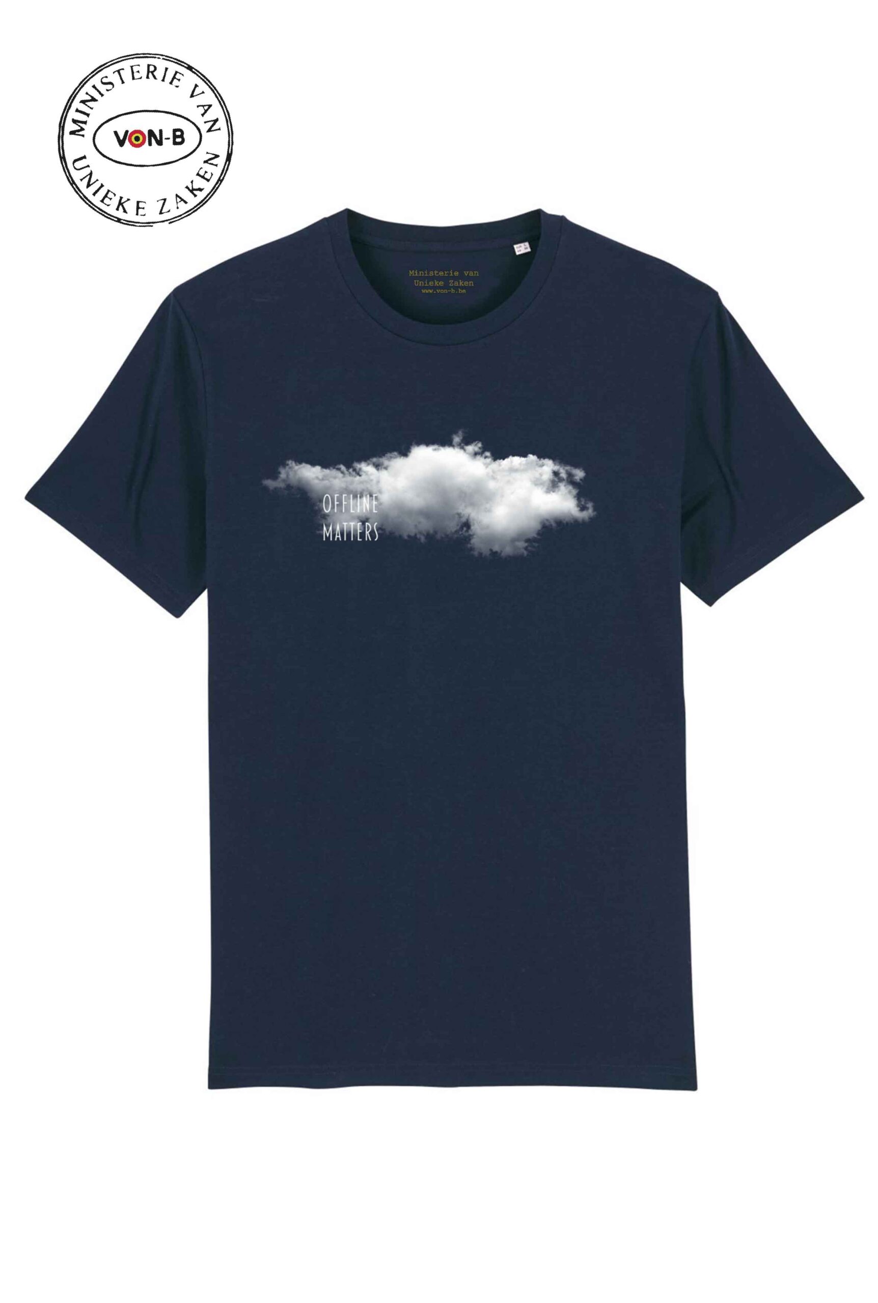 T-shirt unisex - Navy - Offline matters