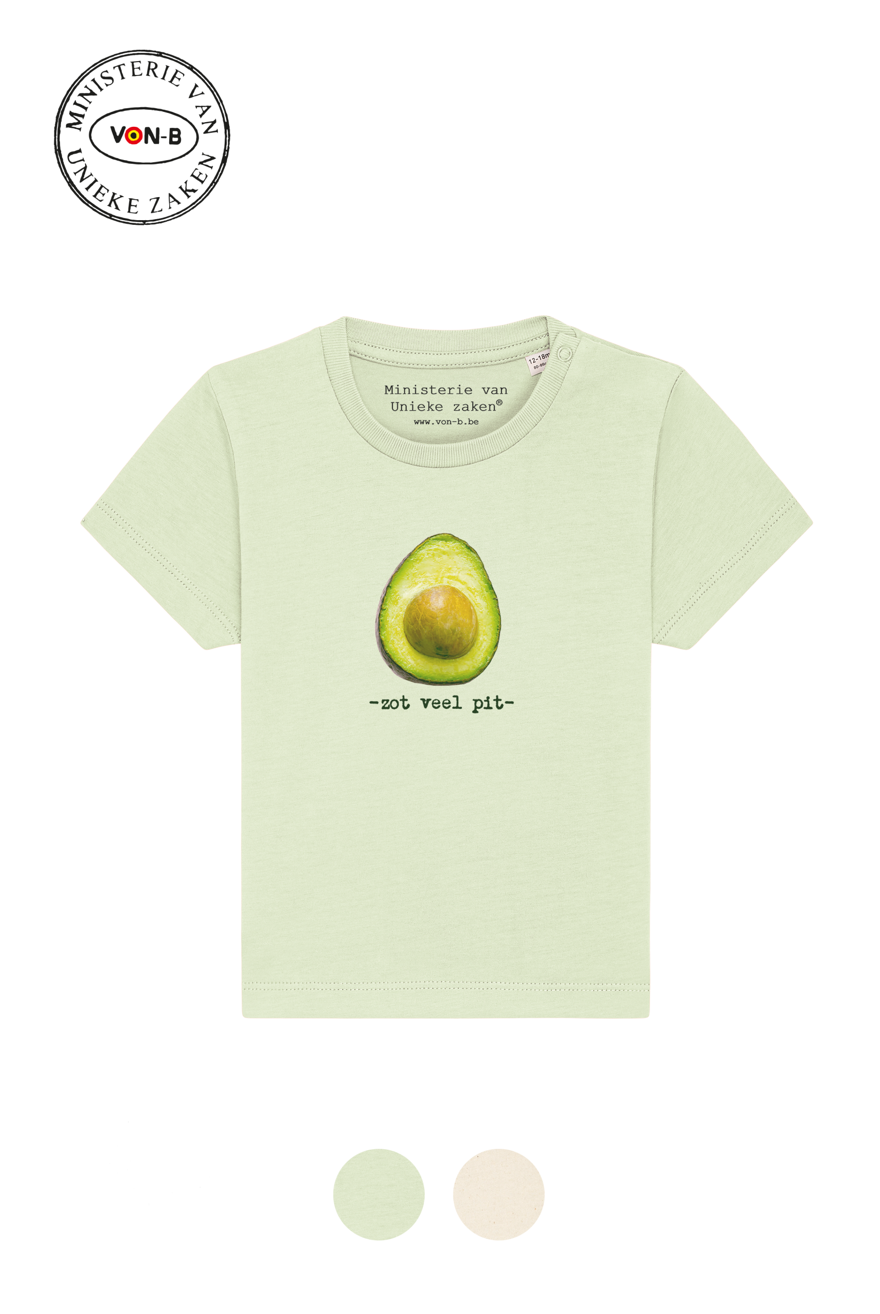 T-shirt baby - Zot veel pit