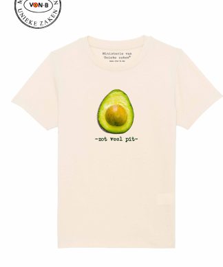 T-shirt kind - Natural raw - Zot veel pit