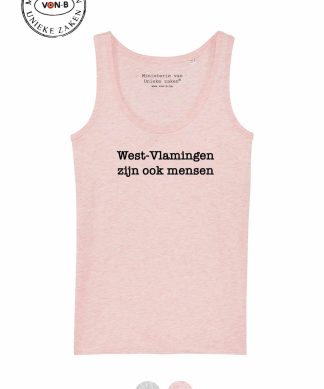 Tanktop vrouw - West-Vlamingen zijn ook mensen