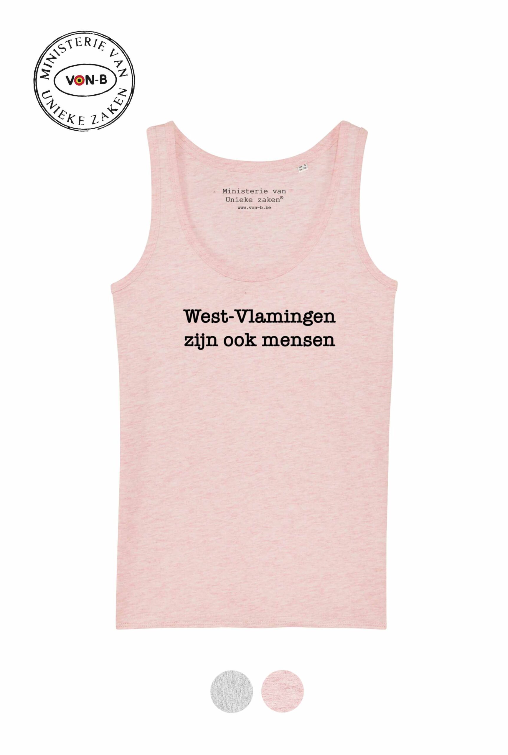 Tanktop vrouw - West-Vlamingen zijn ook mensen