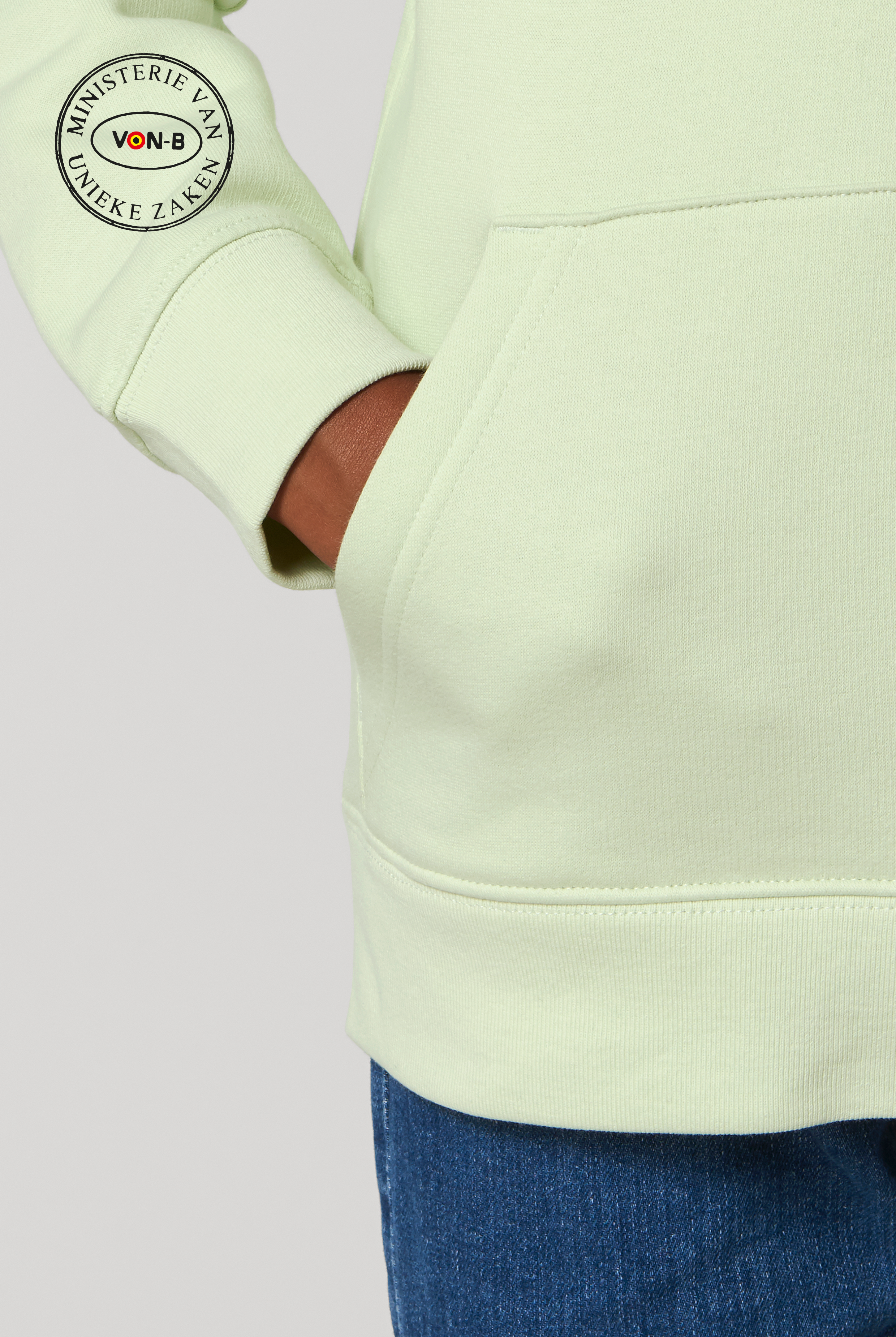 Hoodie kind - Stem green - Zot veel pit avocado - Afbeelding 6