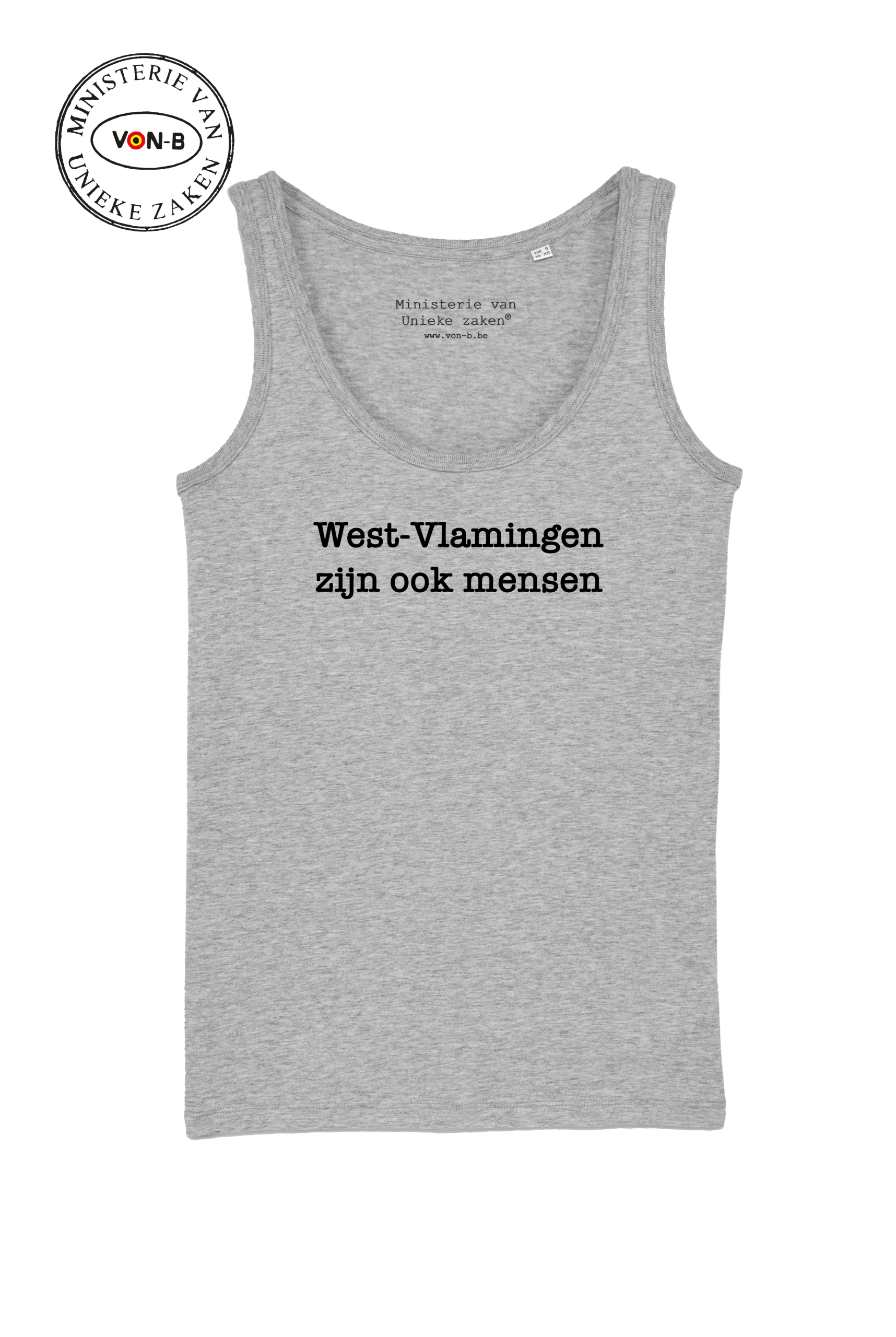 Tanktop vrouw - West-Vlamingen zijn ook mensen - Afbeelding 4