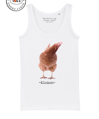 Tanktop vrouw - Wit - Kieken