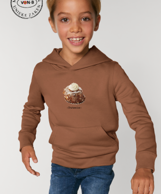 Hoodie kind - Caramel - Pateeke