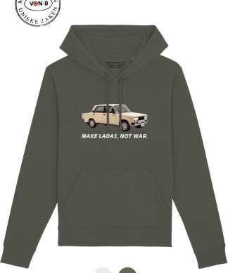 Hoodie unisex - Make ladas not war