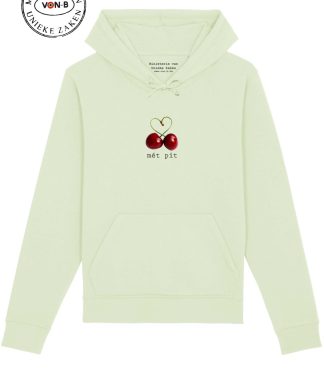 Hoodie unisex - Stem green - Mét pit