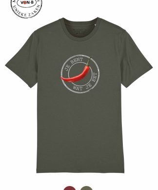 T-shirt unisex - Je bent wat je eet
