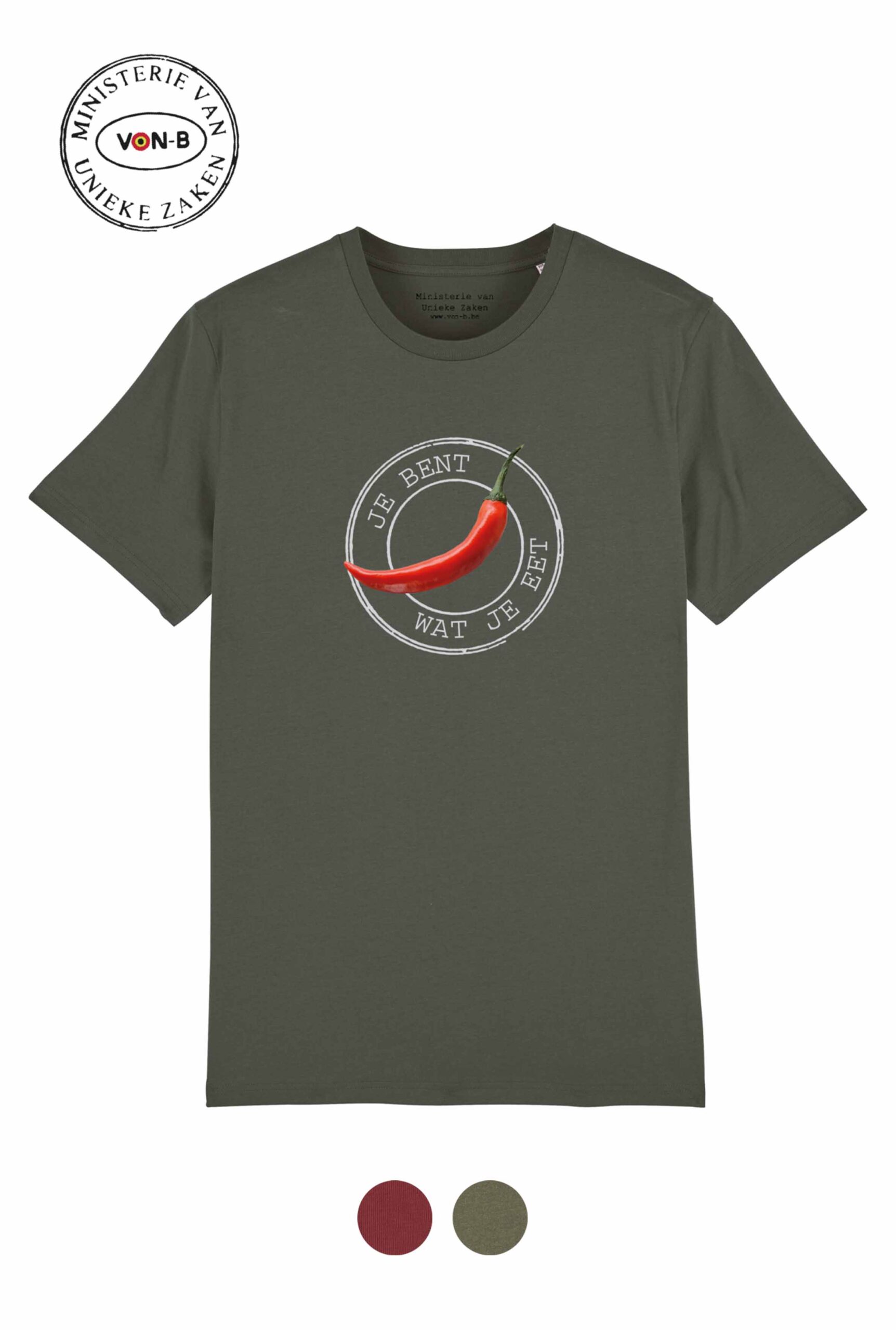 T-shirt unisex - Je bent wat je eet