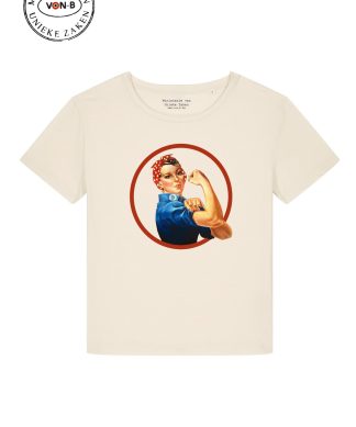 T-shirt vrouw - Natural raw - Power