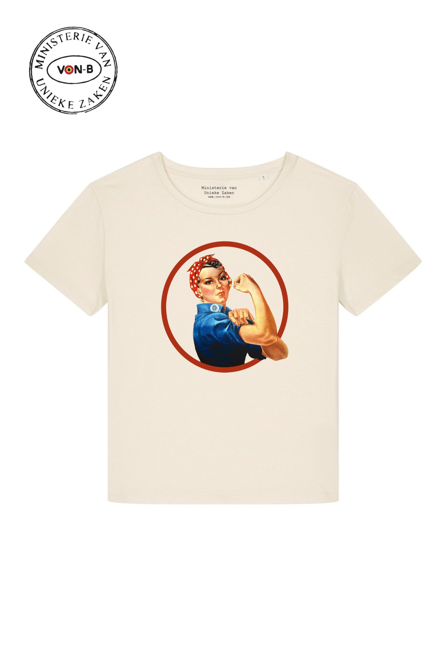 T-shirt vrouw - Natural raw - Power