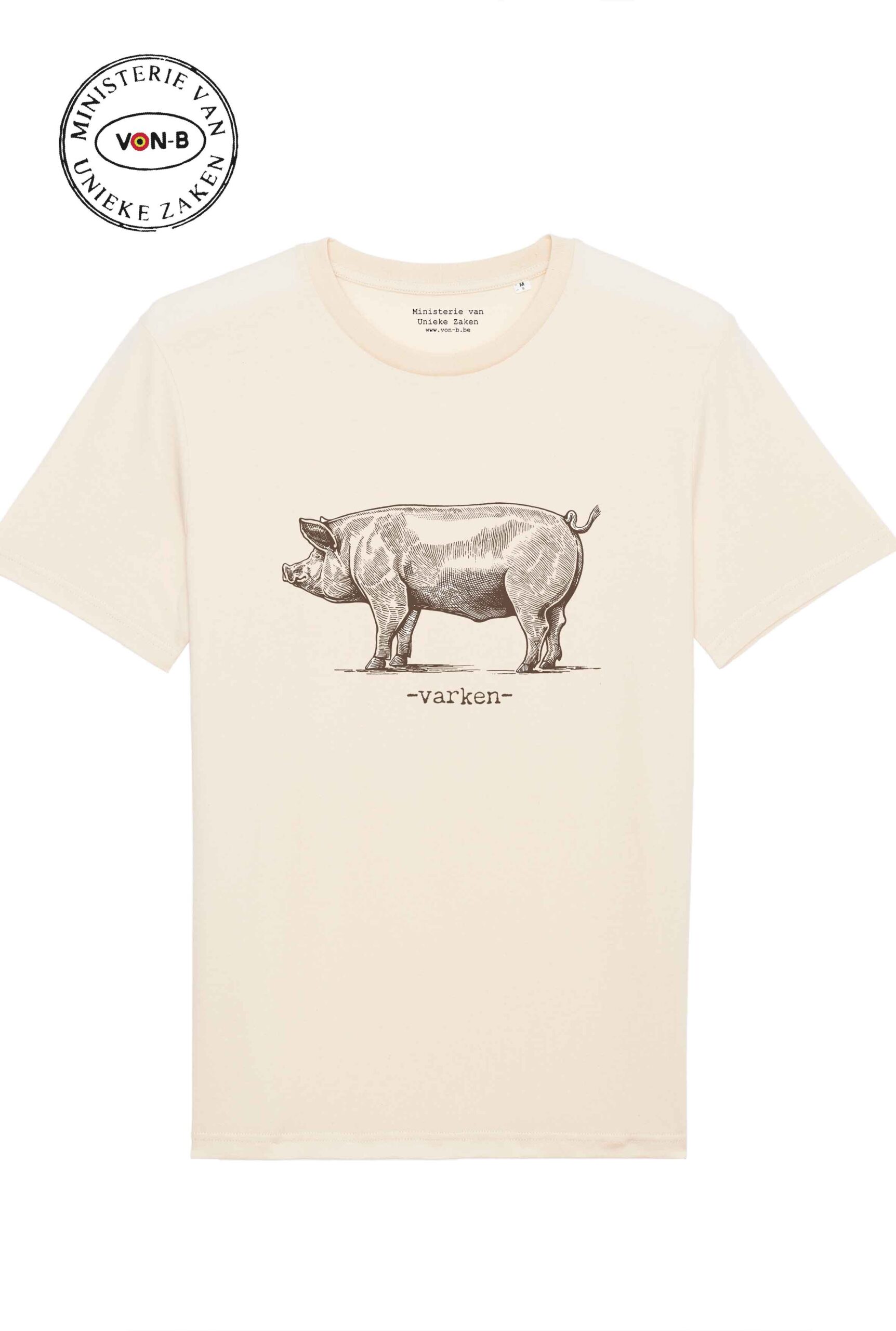 T-shirt unisex - Varken - Afbeelding 3